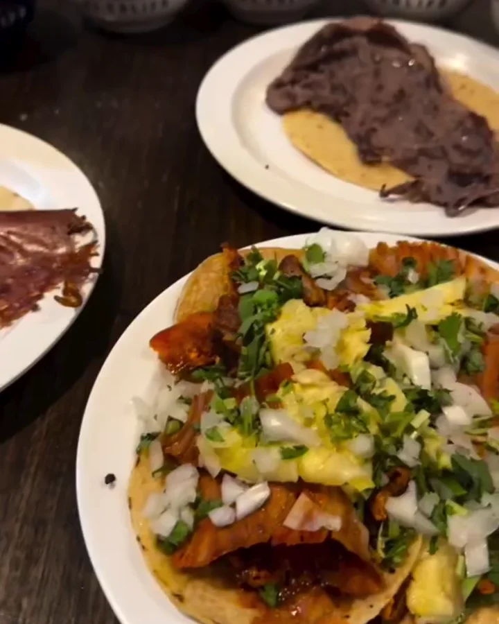 Tacos probados por Kamil durante su visita a Ciudad de México
