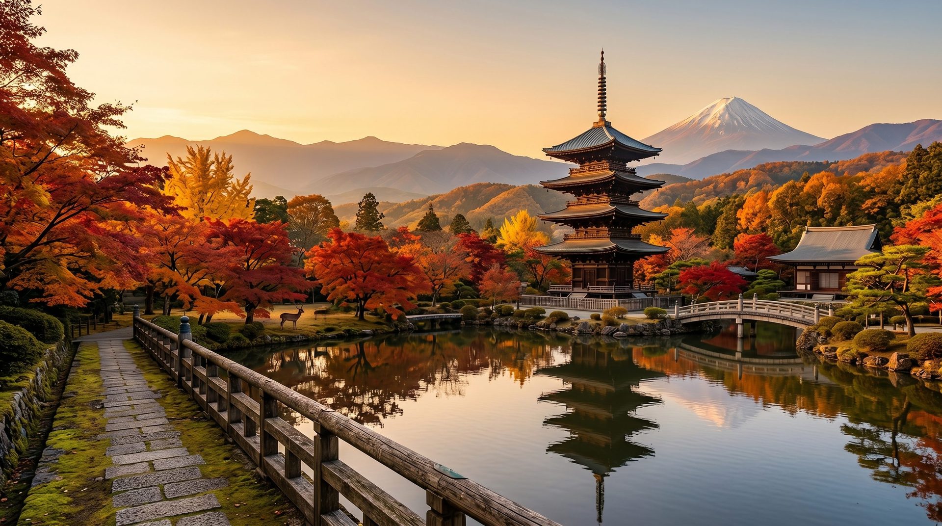 Japón en otoño, destino del viaje Elementos